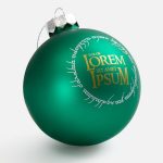 Елочный шар Finery Matt, 10 см, матовый зеленый — изображение 7