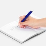 Ручка шариковая Klippa, синяя — изображение 4