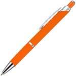 Ручка шариковая Chromos Soft Touch, оранжевая — изображение 3