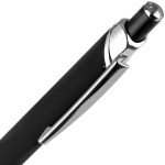 Ручка шариковая Chromos Soft Touch, черная — изображение 4