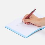 Ручка шариковая Chromos Soft Touch, красная — изображение 4