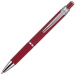 Ручка шариковая Chromos Soft Touch, красная — изображение 2
