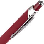 Ручка шариковая Chromos Soft Touch, красная — изображение 4