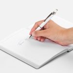 Ручка шариковая Chromos Soft Touch, белая — изображение 4