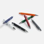 Ручка шариковая Chromos Soft Touch, белая — изображение 5