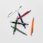 Ручка шариковая Chromos Soft Touch, синяя — изображение 5