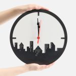 Часы «Города», черные — изображение 5