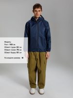 Куртка унисекс Nordvind DWR, темно-синяя — изображение 5
