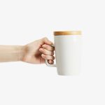 Кружка Vierra с крышкой-костером, белая — изображение 5