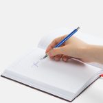 Ручка шариковая Slim Beam, ярко-синяя — изображение 3