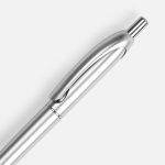 Ручка шариковая Bright Spark, серебристая — изображение 3