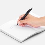 Ручка шариковая Bright Spark, черный металлик — изображение 4