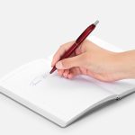 Ручка шариковая Bright Spark, красный металлик — изображение 4