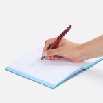 Ручка шариковая Digit Soft Touch со стилусом, красная — изображение 4