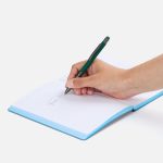 Ручка шариковая Digit Soft Touch со стилусом, зеленая — изображение 4