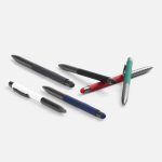 Ручка шариковая Digit Soft Touch со стилусом, зеленая — изображение 5