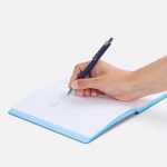 Ручка шариковая Lobby Soft Touch Chrome, синяя — изображение 4