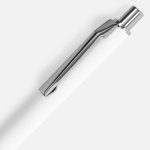 Ручка шариковая Lobby Soft Touch Chrome, белая — изображение 3