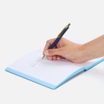 Ручка шариковая Lobby Soft Touch Gold, синяя — изображение 4