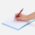 Ручка шариковая Lobby Soft Touch Gold, красная — изображение 4