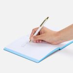 Ручка шариковая Lobby Soft Touch Gold, белая — изображение 4