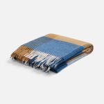 синий с коричневым