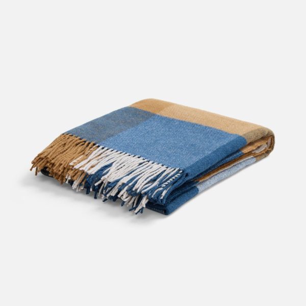 синий с коричневым