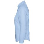 Рубашка женская с длинным рукавом Embassy, голубая — изображение 3