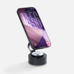 Вакуумная магнитная подставка airFix, черная с серым — изображение 3