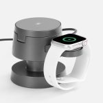 Станция беспроводной зарядки с подсветкой Lume, серая — изображение 4