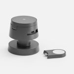 Станция беспроводной зарядки с подсветкой Lume, серая — изображение 5