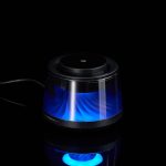 Bluetooth-колонка с подсветкой и беспроводной зарядкой Quantium, черная — изображение 6