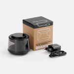 Bluetooth-колонка с подсветкой и беспроводной зарядкой Quantium, черная — изображение 5