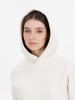 Худи оверсайз унисекс Snuggie, молочно-белое — изображение 7