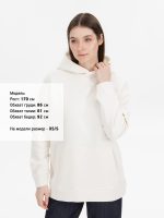 Худи оверсайз унисекс Snuggie, молочно-белое — изображение 6