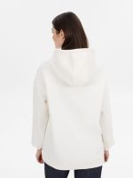 Худи оверсайз унисекс Snuggie, молочно-белое — изображение 6