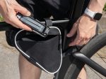 Велосумка на раму BikeLine Mini, черная с белым — изображение 7