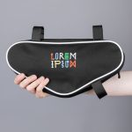 Велосумка на раму BikeLine, черная с белым — изображение 5