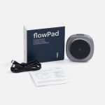 Складная станция беспроводной зарядки flowPad, серая — изображение 6