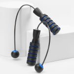 Беспроводная скакалка Silentino, черная с синим — изображение 3