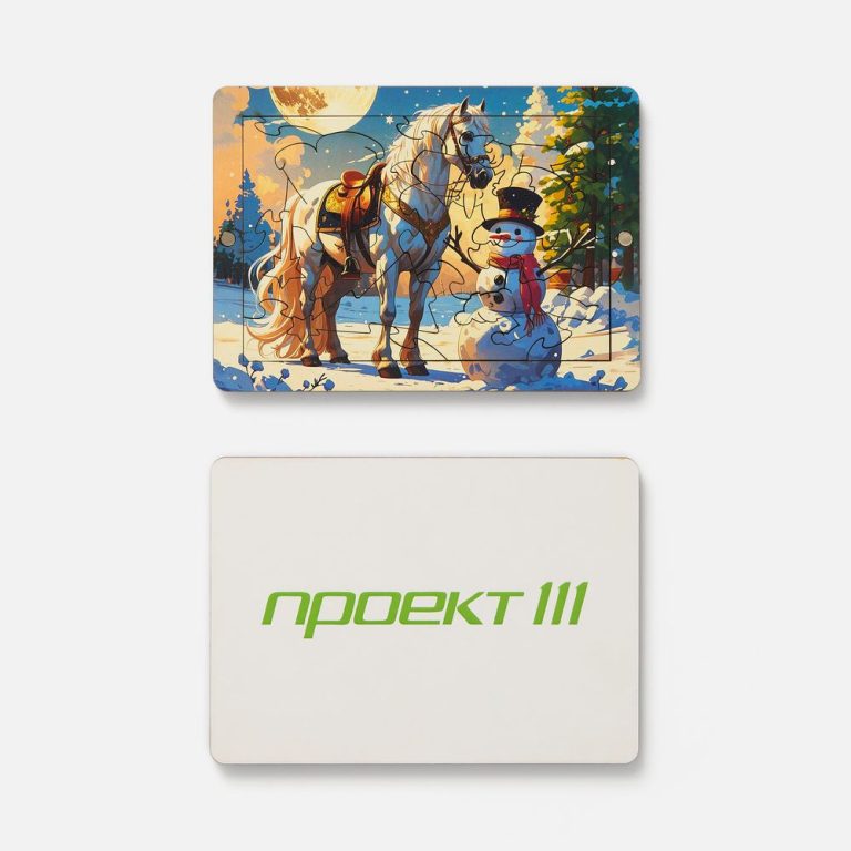 Деревянный пазл с крышкой PuzzleBox на заказ — изображение 3