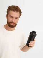 Спортивный шейкер Shake It Easy, черный — изображение 7