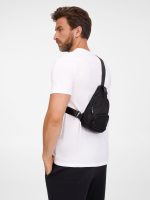Спортивный кросс-боди рюкзак Bagventure, черный — изображение 7