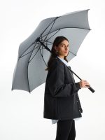 Зонт-трость Simple Golf, серый — изображение 7