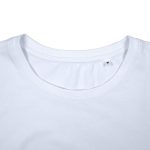 Футболка женская T-bolka Stretch Lady, белая (холодный оттенок) — изображение 3