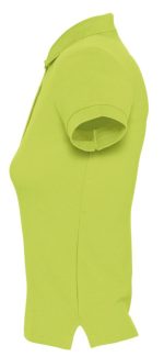 Рубашка поло женская People 210, зеленое яблоко — изображение 3