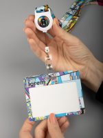 Лента для бейджа с ретрактором TapePrint на заказ — изображение 3