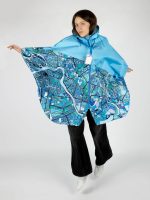 Дождевик-пончо AquaStop взрослый на заказ, разноцветный, единый размер — изображение 4