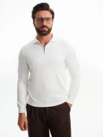 Рубашка поло мужская с длинным рукавом Terrazzo