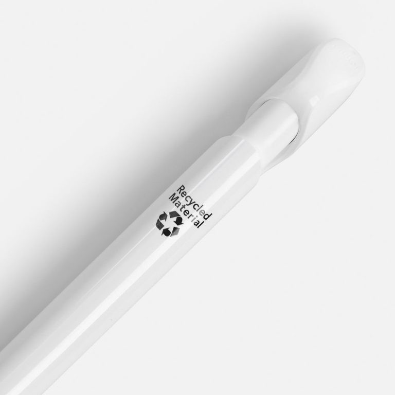 Ручка шариковая Evoxx Recycled, белая — изображение 5